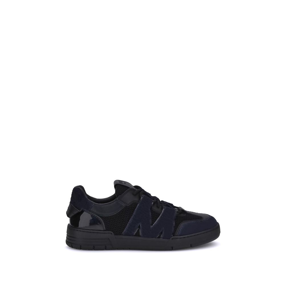 Moschino Leather and mesh Sneakers - ACCEXO