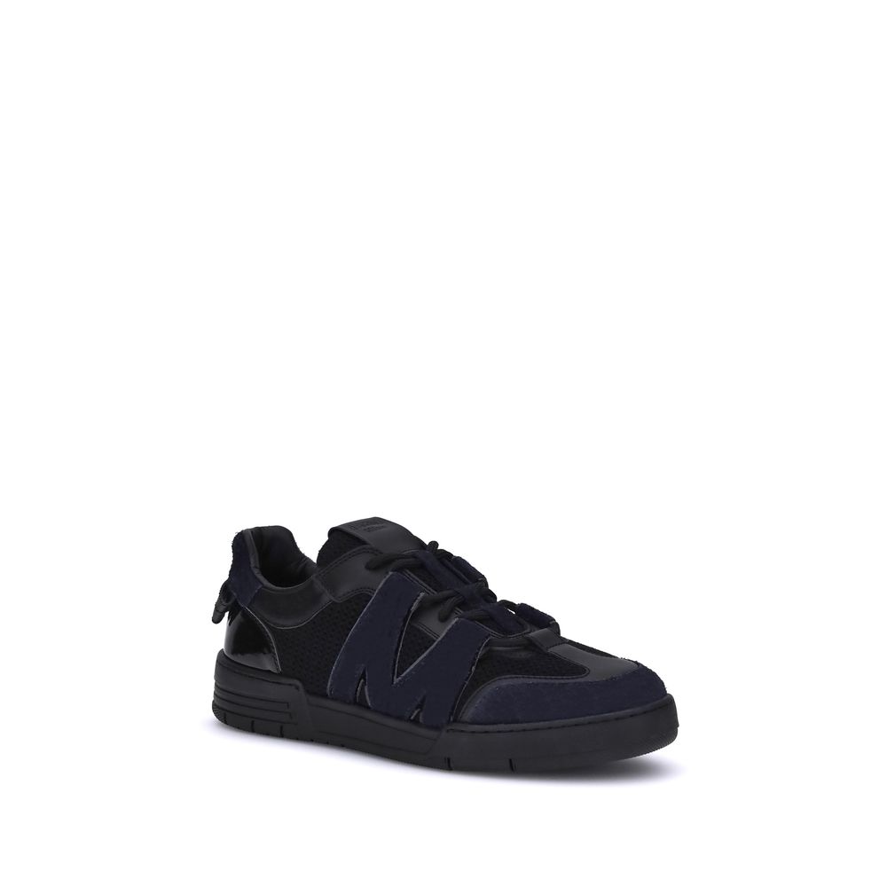 Moschino Leather and mesh Sneakers - ACCEXO