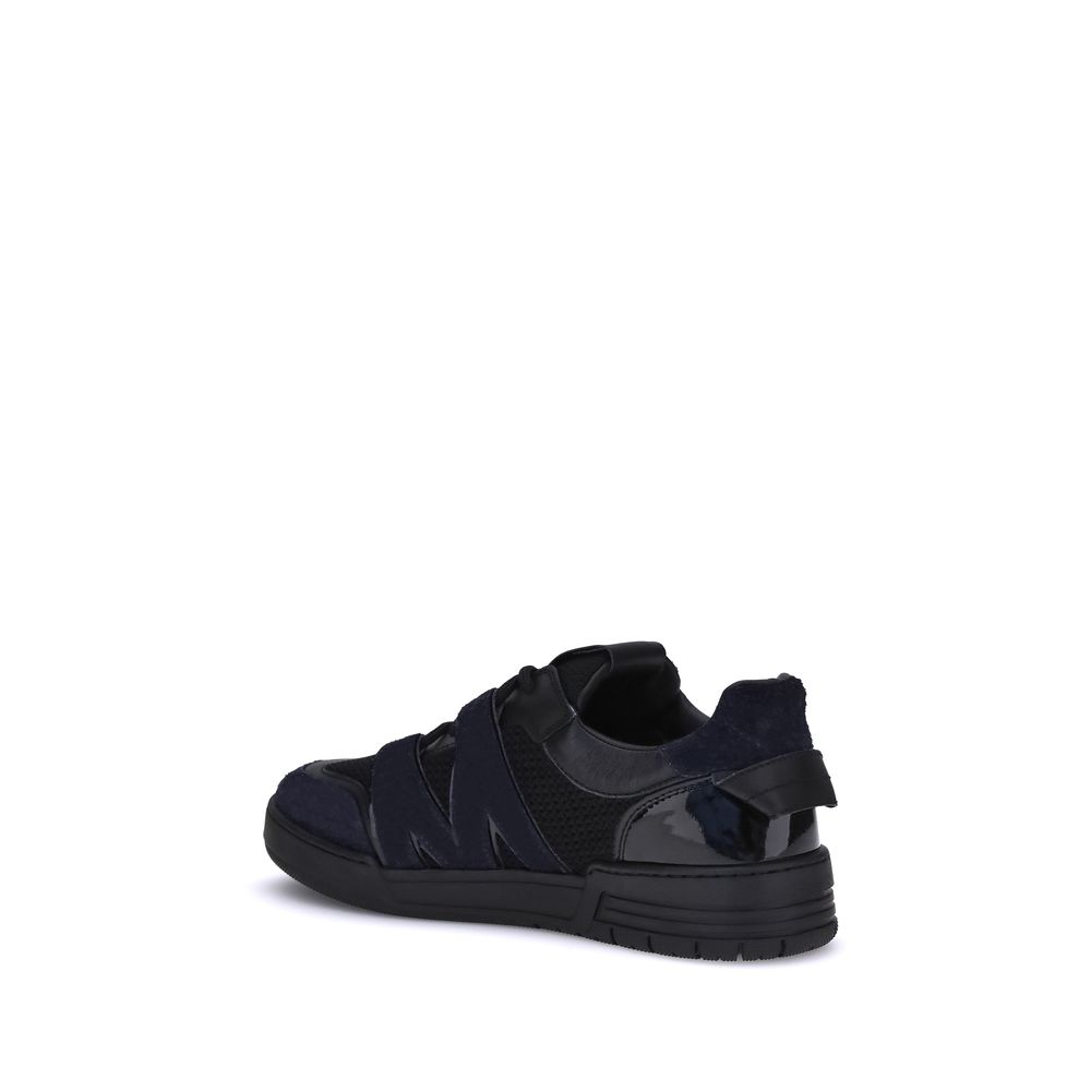 Moschino Leather and mesh Sneakers - ACCEXO