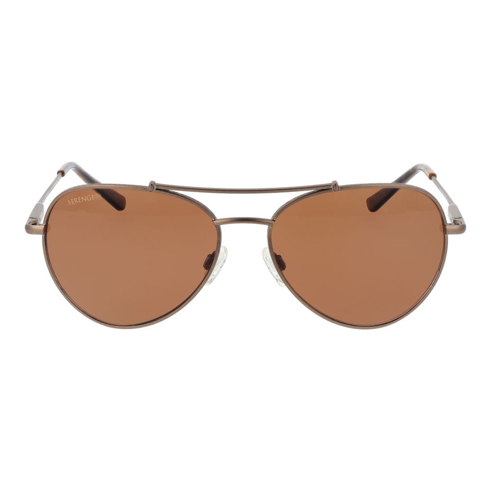 Serengeti Brown Unisex Sunglasses - ACCEXO