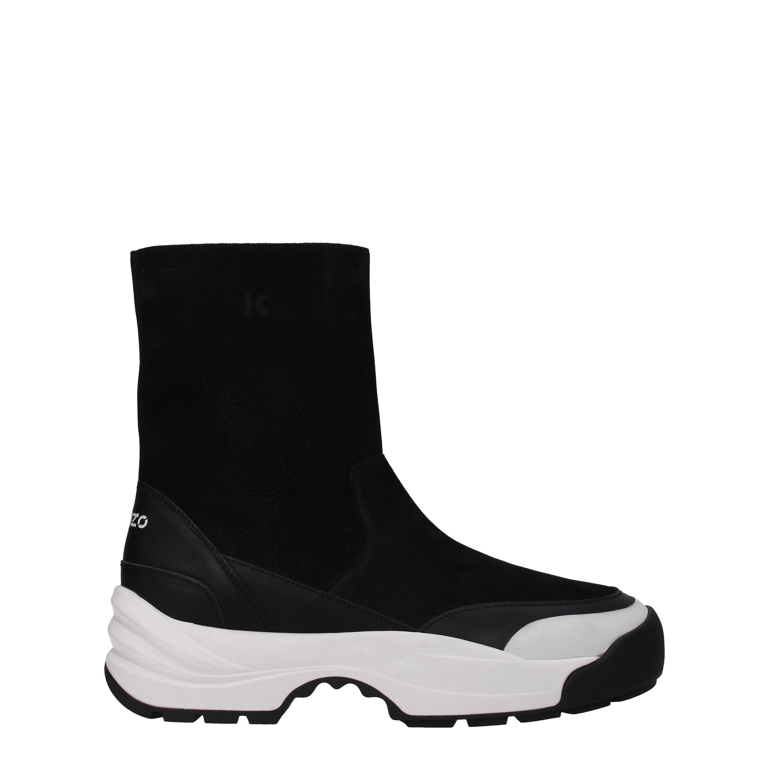 Kenzo Black Leather Ankle - ACCEXO