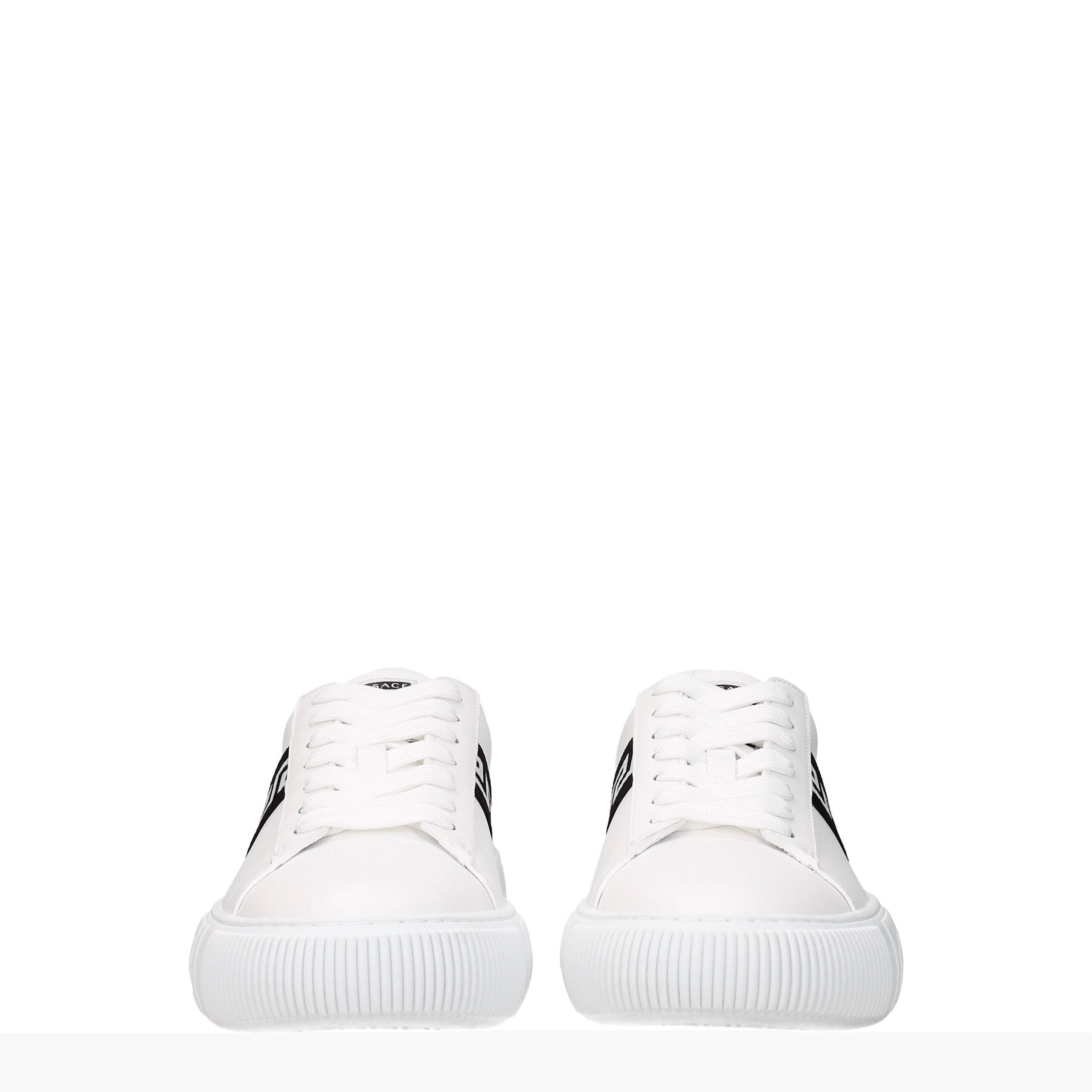 Versace White Leather Sneakers - ACCEXO