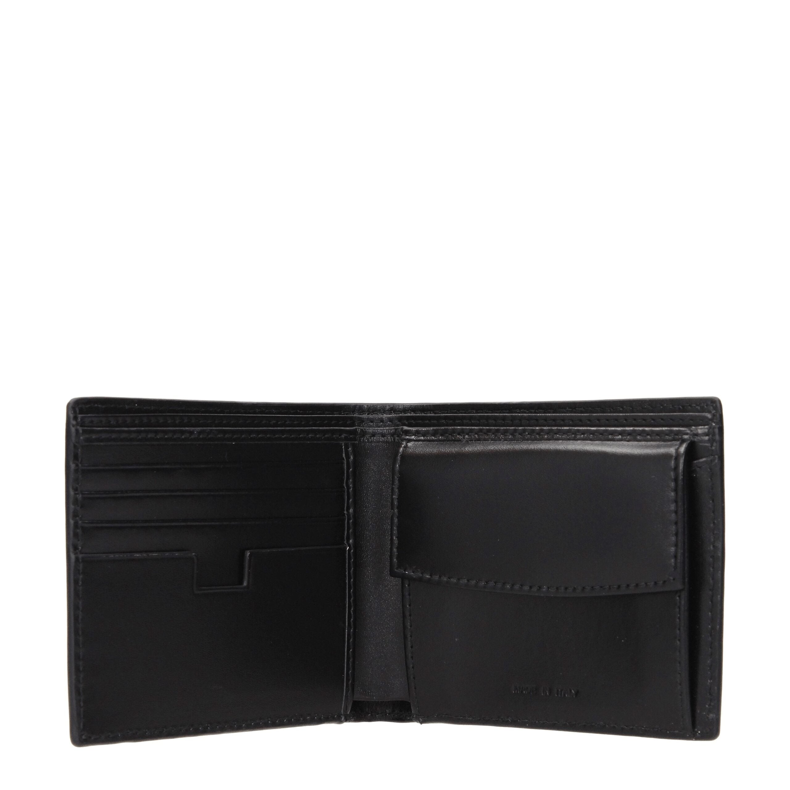 Testoni Black Leather Wallets - ACCEXO