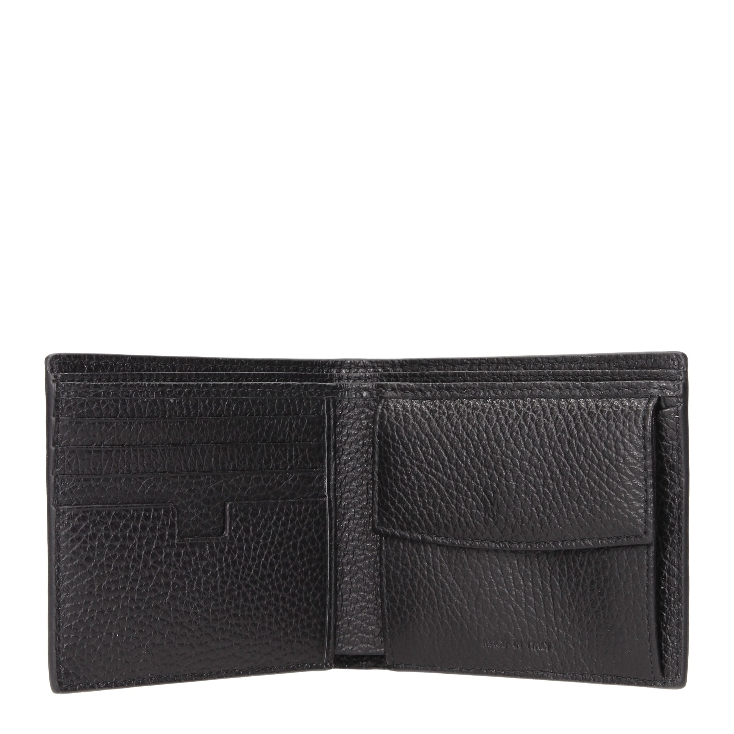 Testoni Black Leather Wallets - ACCEXO