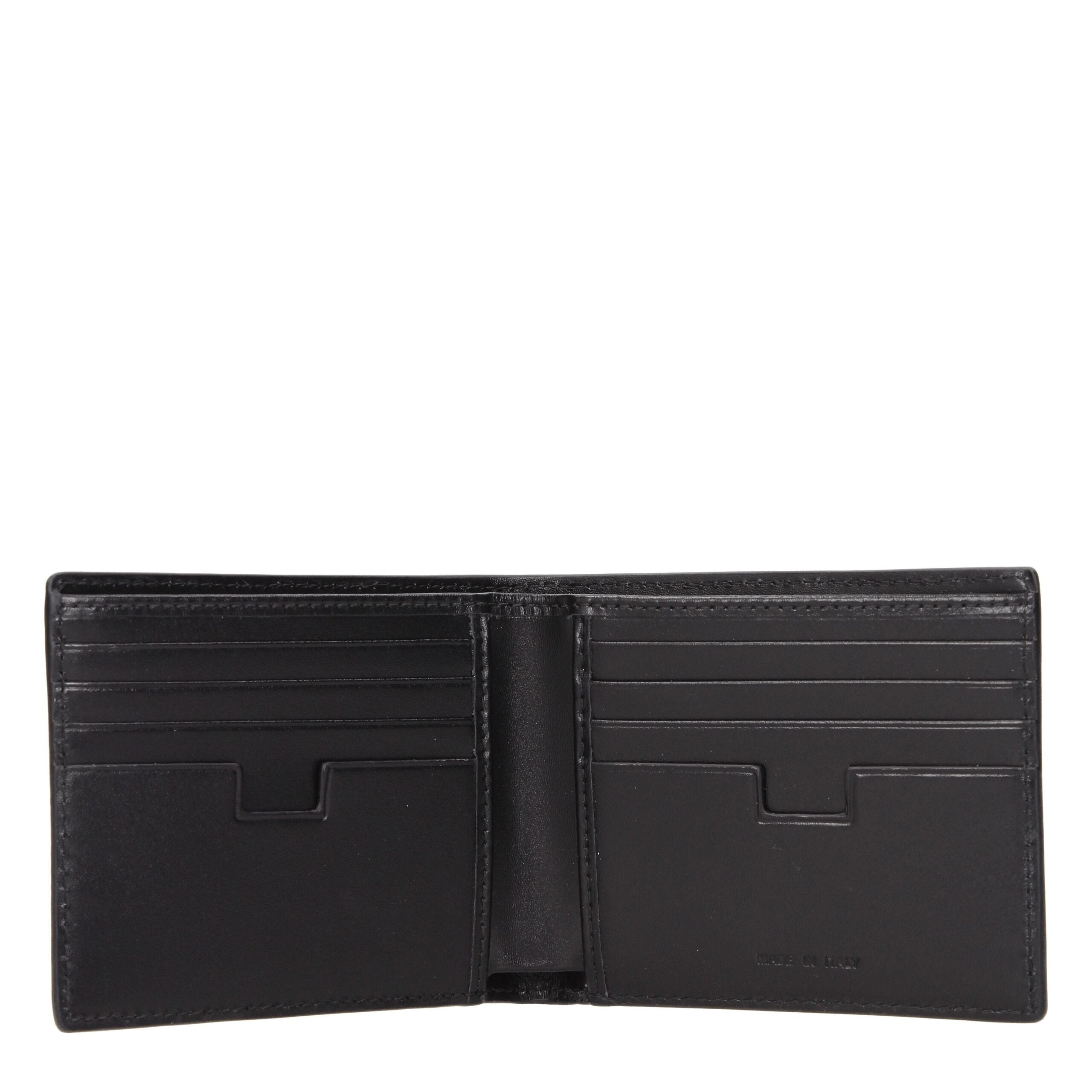 Testoni Black Leather Wallets - ACCEXO