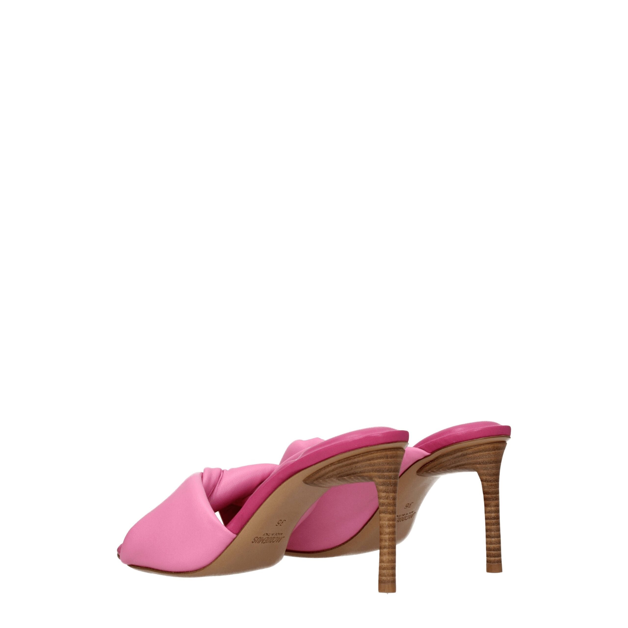 Jacquemus Pink Leather Sandal