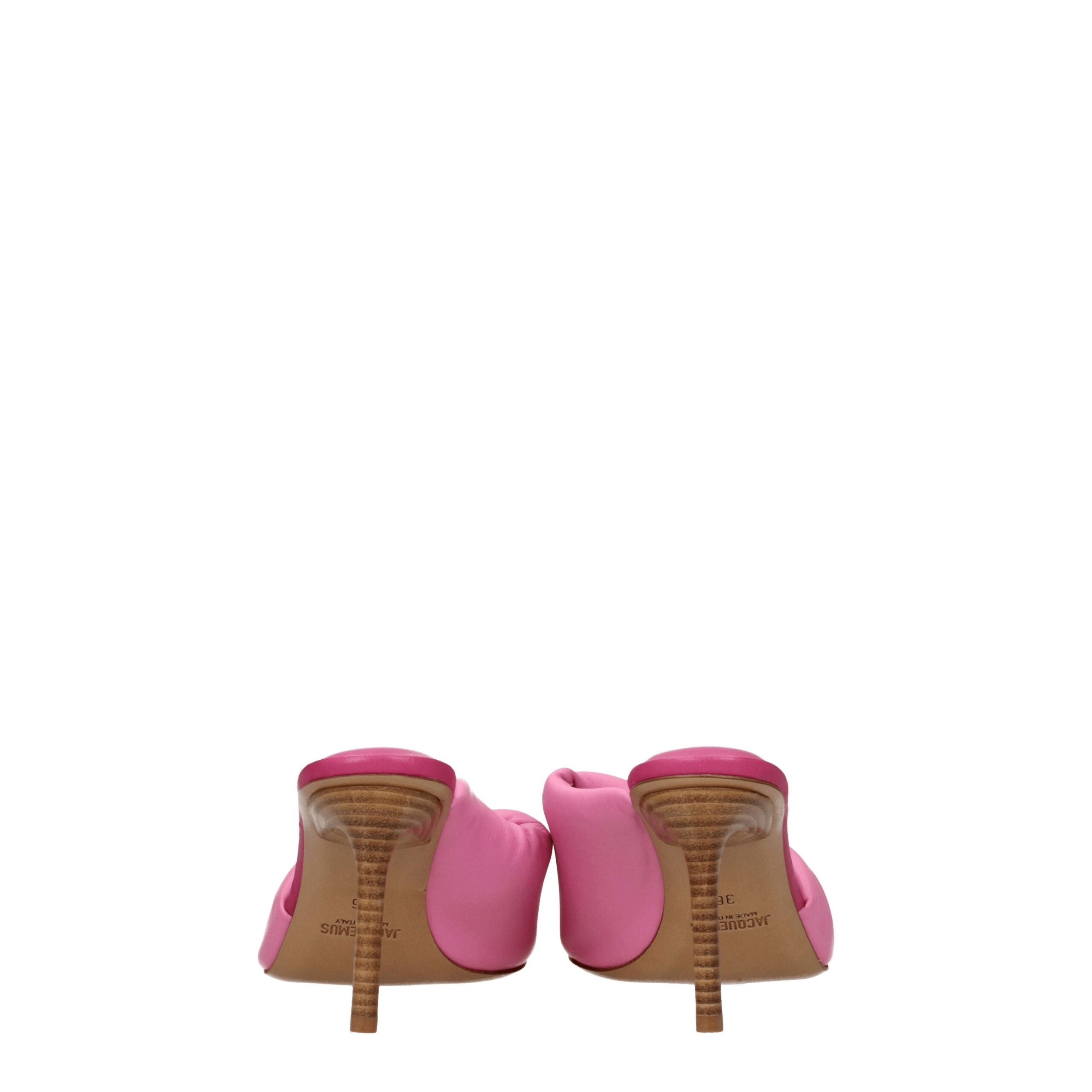 Jacquemus Pink Leather Sandal