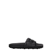 Off-White Black Leather Slipper