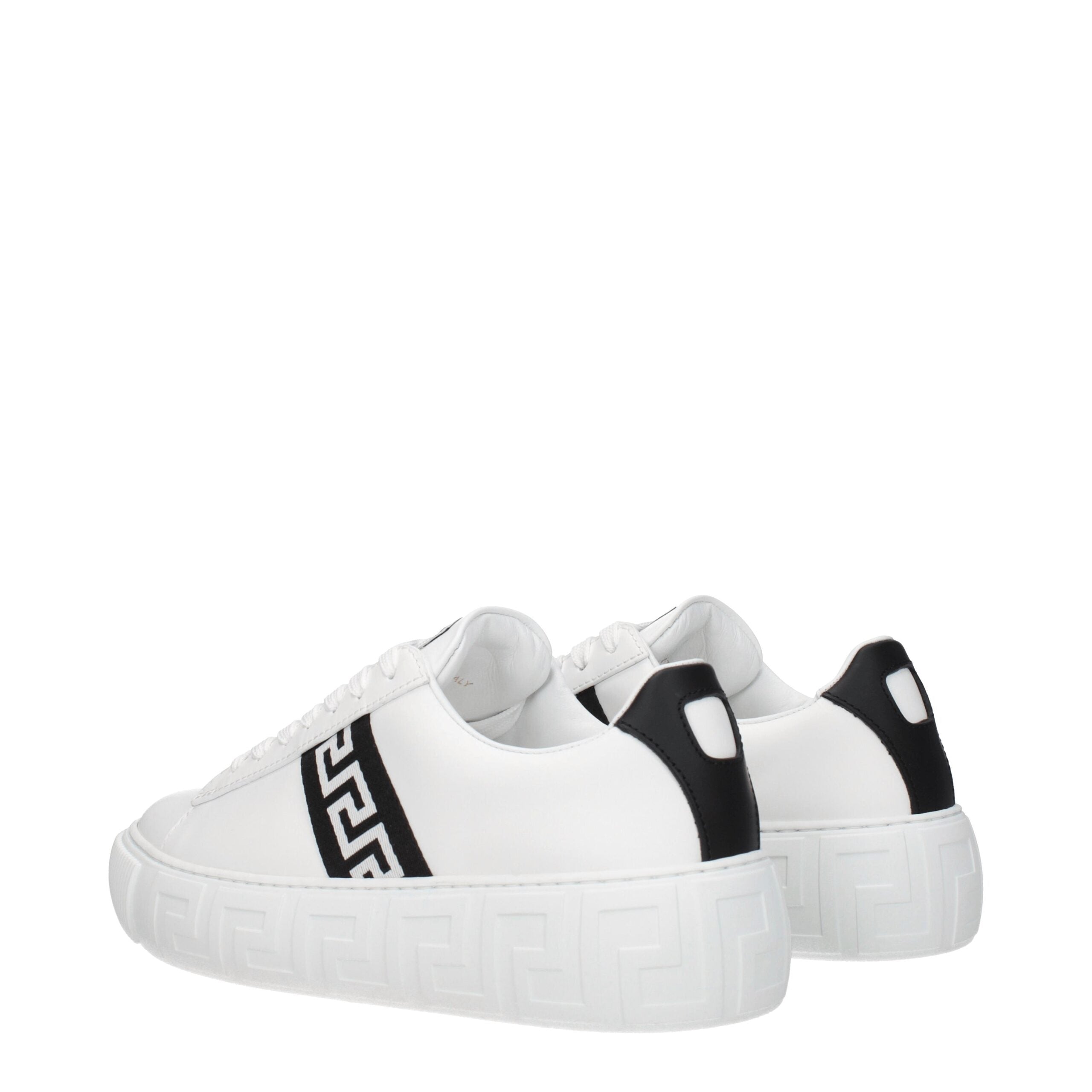 Versace White Leather Sneakers