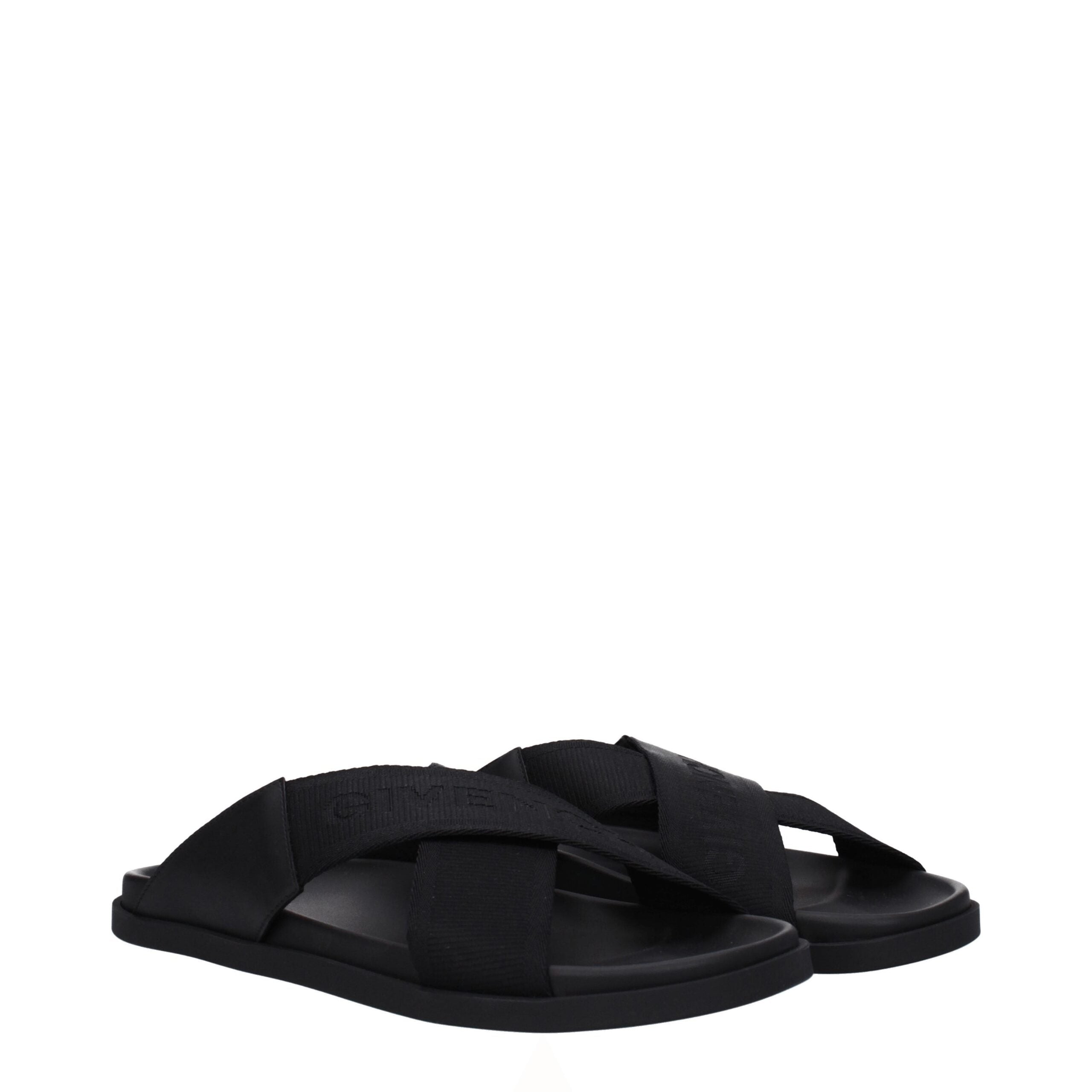 Givenchy Black Fabric Slipper