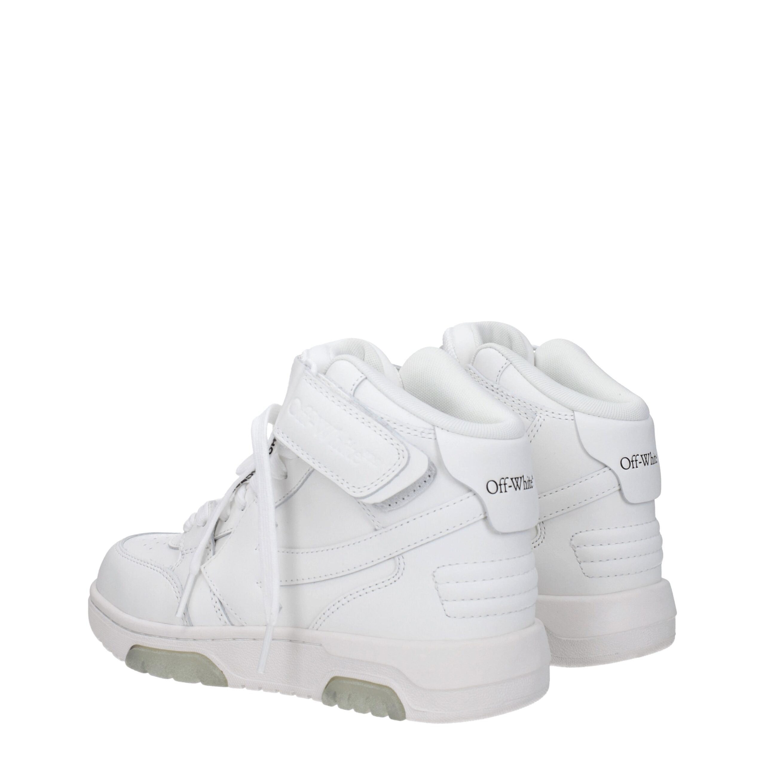 Off-White White Leather Sneakers