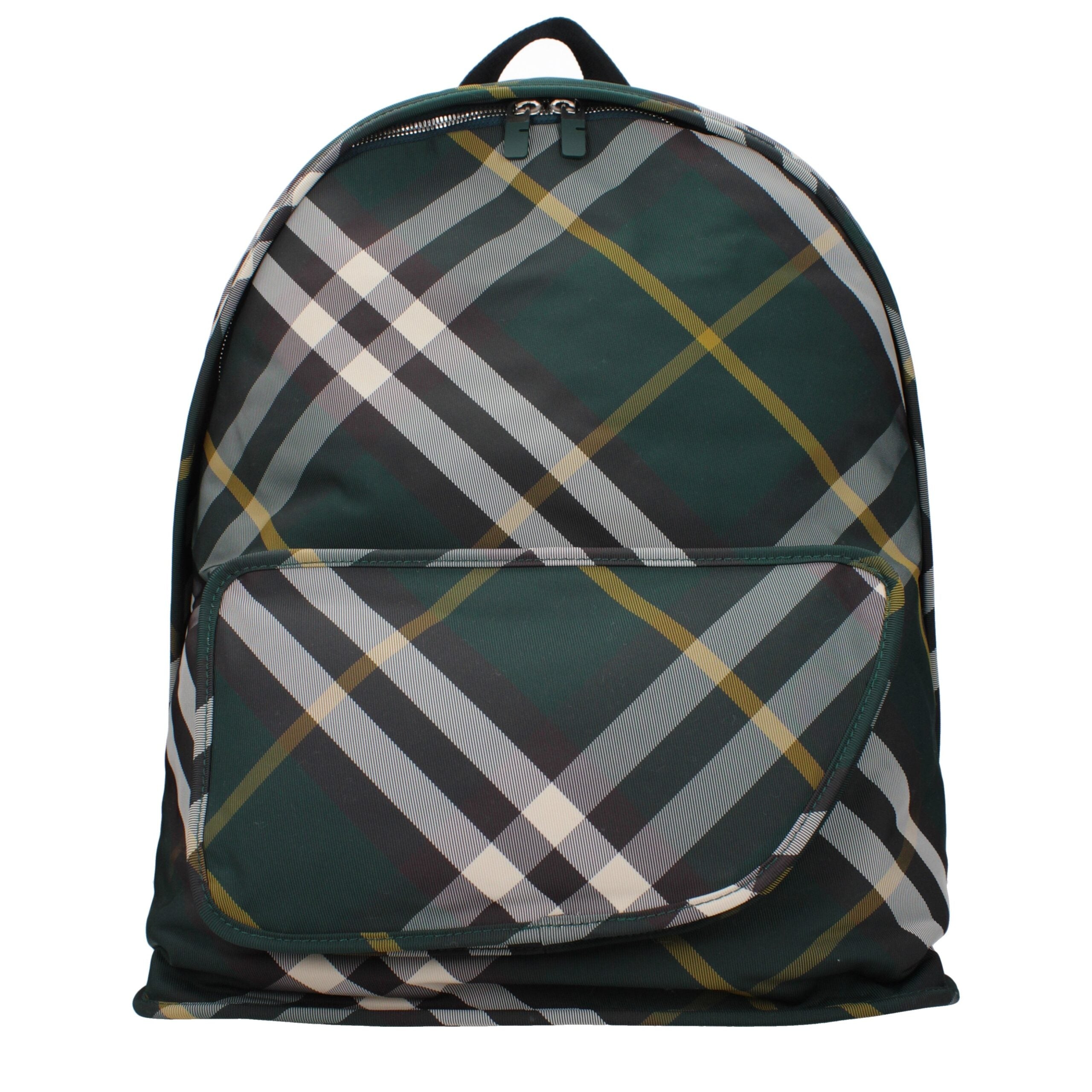 Burberry Shield Check Pattern Woven Backpack & Bumbag