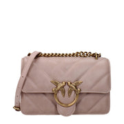 PINKO Pink Leather Crossbody Bag