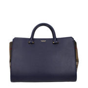 Burberry Blue Leather Handbag