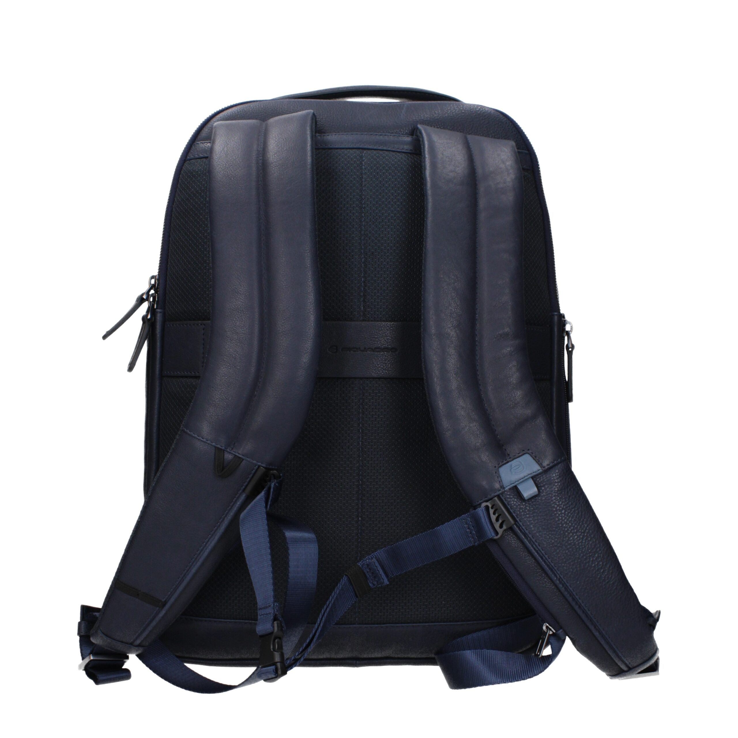 Piquadro Blue Leather Backpacks