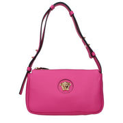 Versace Pink Leather Shoulder Bag