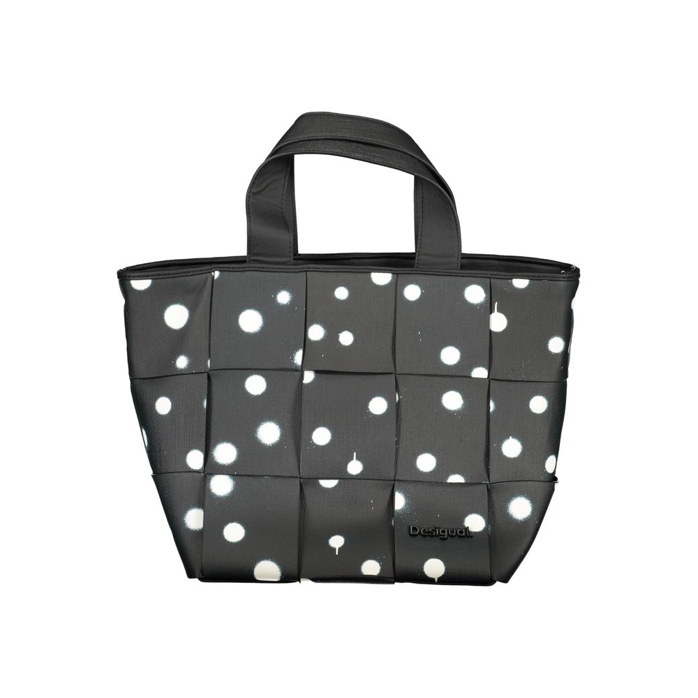 Desigual Black Polyethylene Handbag - ACCEXO