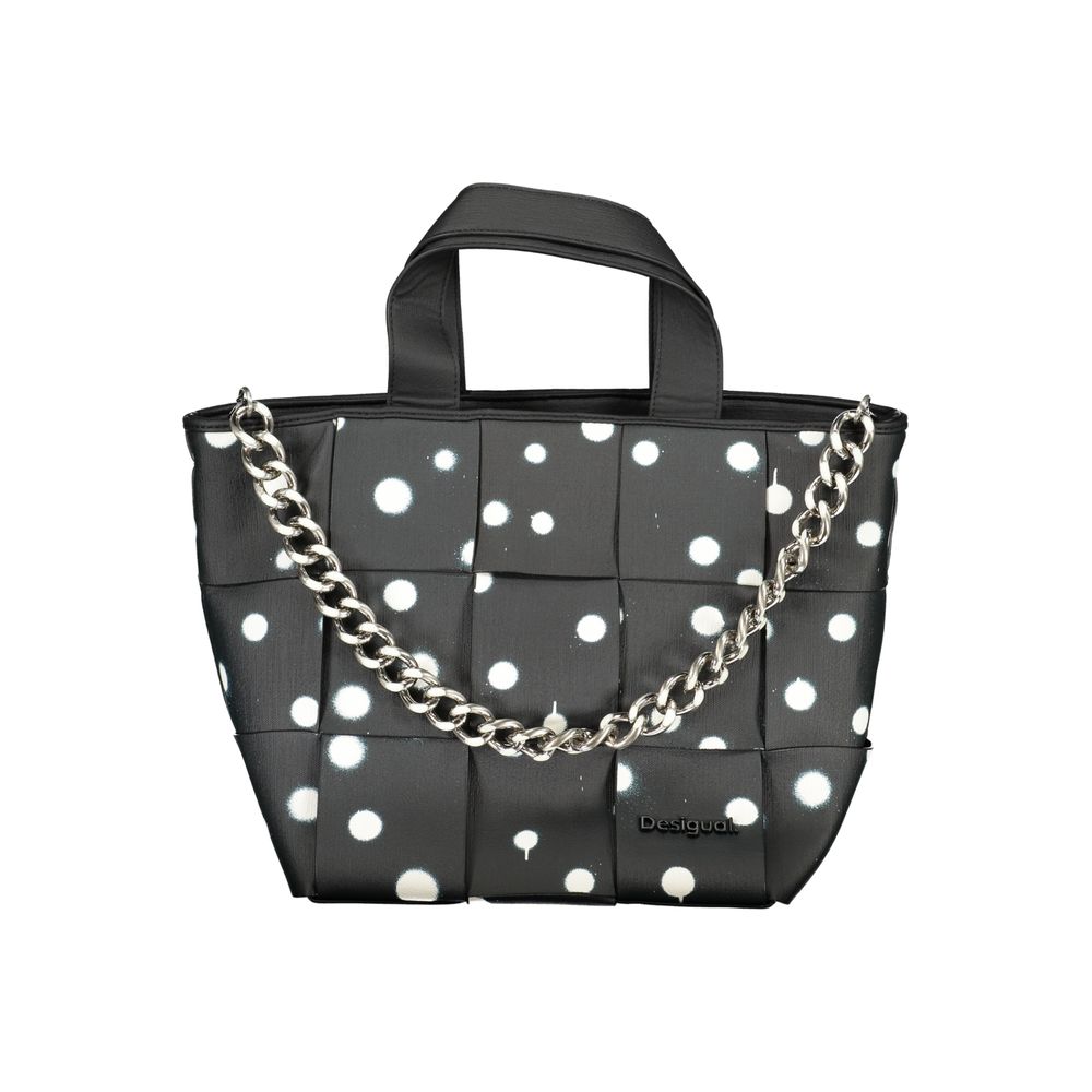 Desigual Black Polyethylene Handbag - ACCEXO