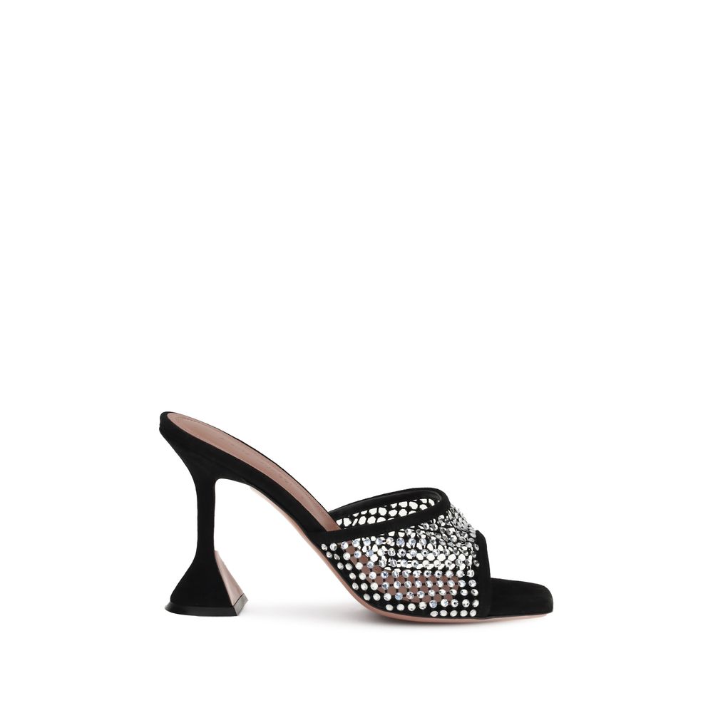 Amina Muaddi Lupita Crystal Sandals - ACCEXO