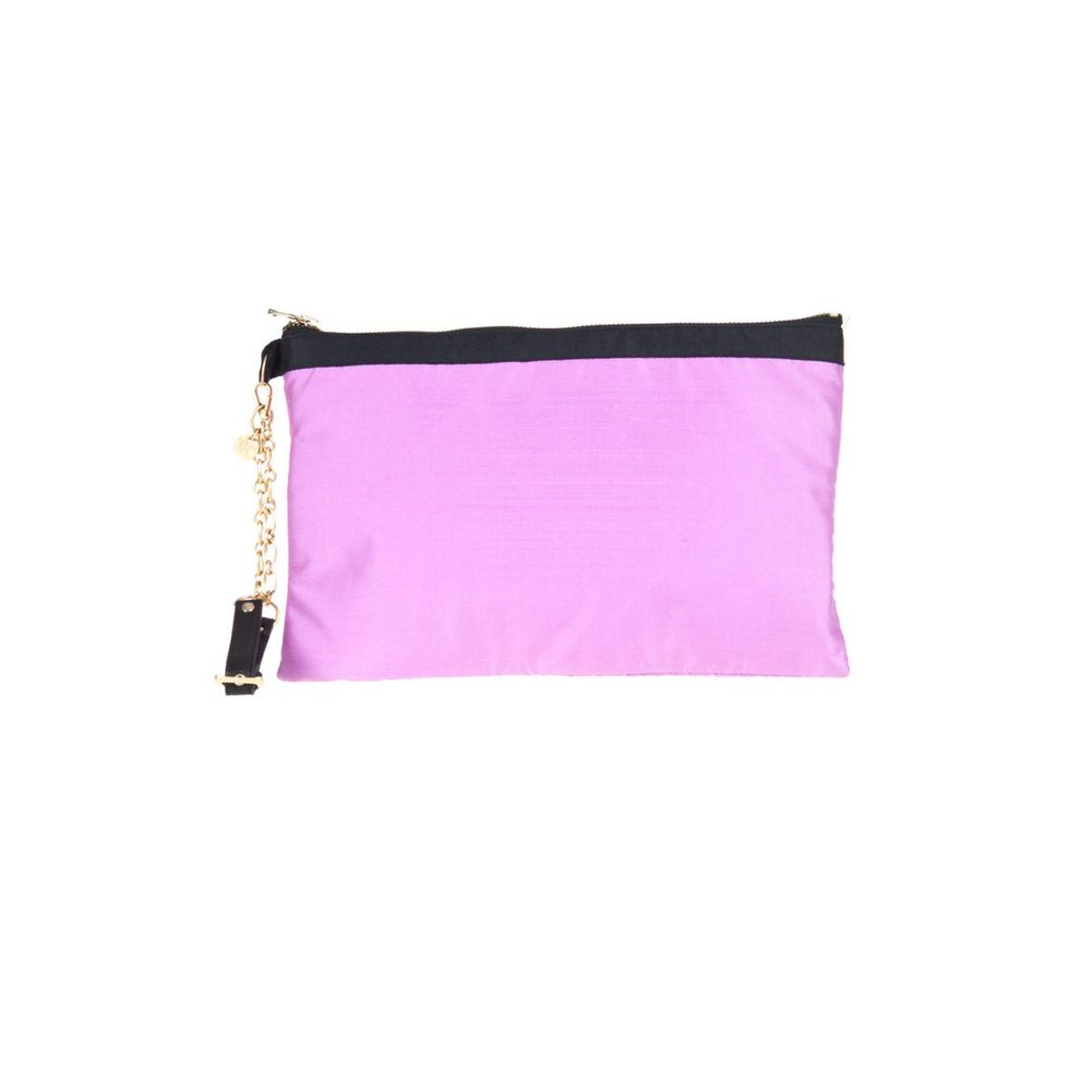 Patrizia Pepe Purple Silk Handbag - ACCEXO