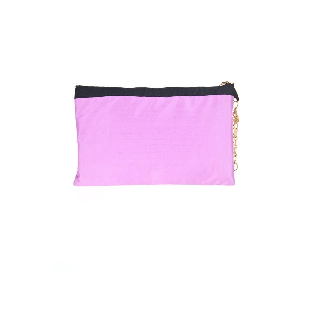 Patrizia Pepe Purple Silk Handbag - ACCEXO