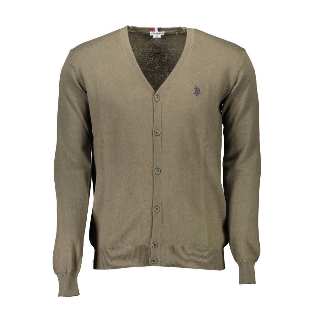 U.S. POLO ASSN. Green Cotton Sweater - ACCEXO
