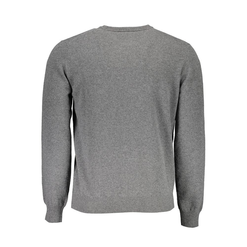 Harmont & Blaine Gray Wool Sweater - ACCEXO