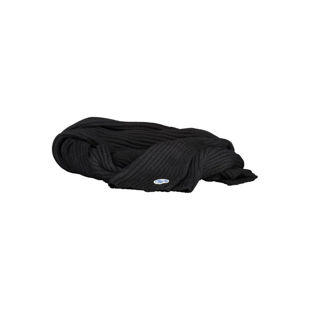 North Sails Black Cotton Scarf - ACCEXO