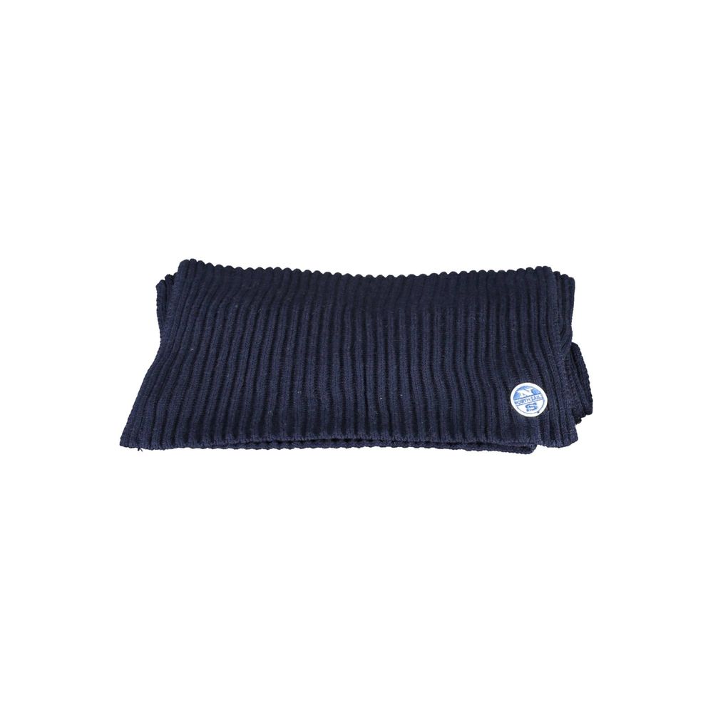 North Sails Blue Cotton Scarf - ACCEXO
