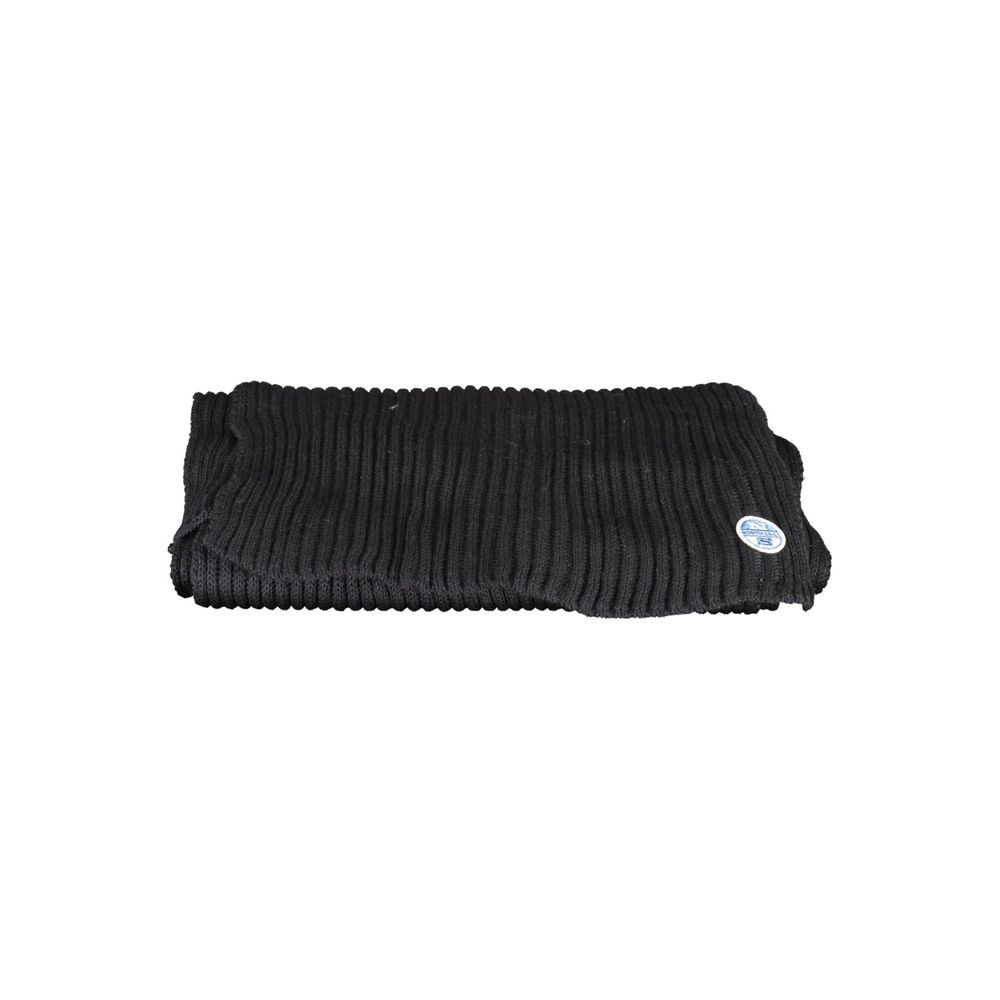 North Sails Black Cotton Scarf - ACCEXO
