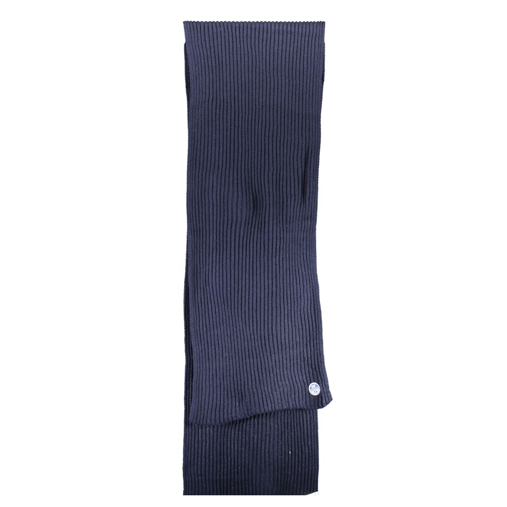 North Sails Blue Cotton Scarf - ACCEXO