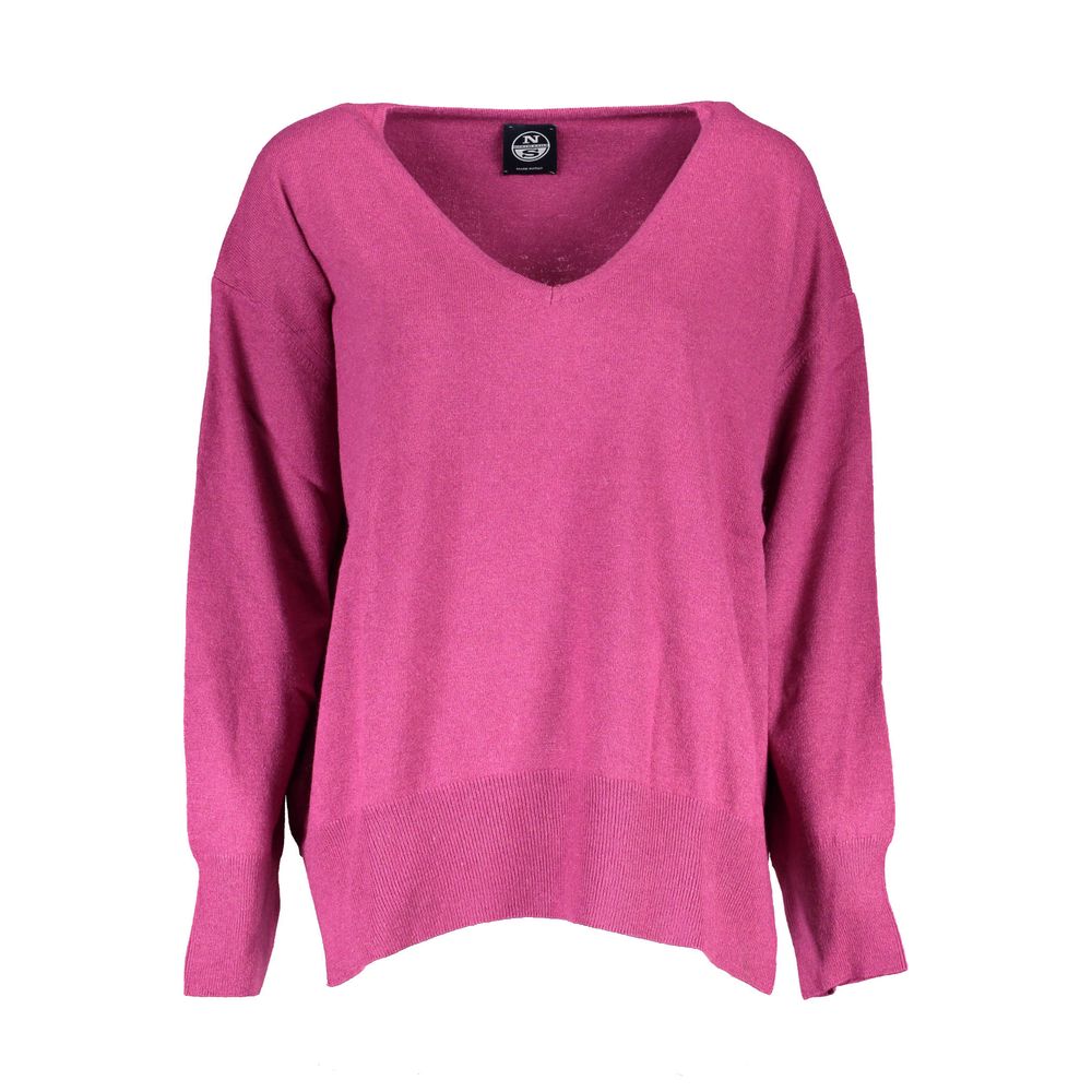 North Sails Purple Wool Sweater - ACCEXO