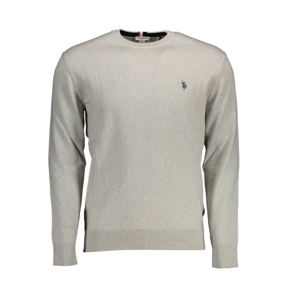 U.S. POLO ASSN. Gray Cotton Sweater - ACCEXO