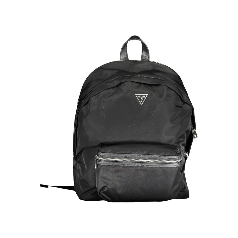 Guess Jeans Black Polyamide Backpack - ACCEXO
