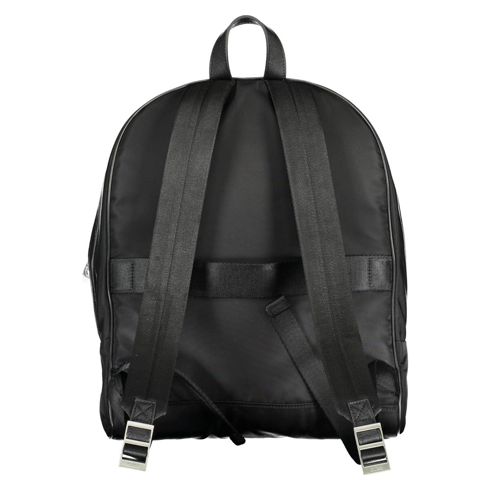 Guess Jeans Black Polyamide Backpack - ACCEXO