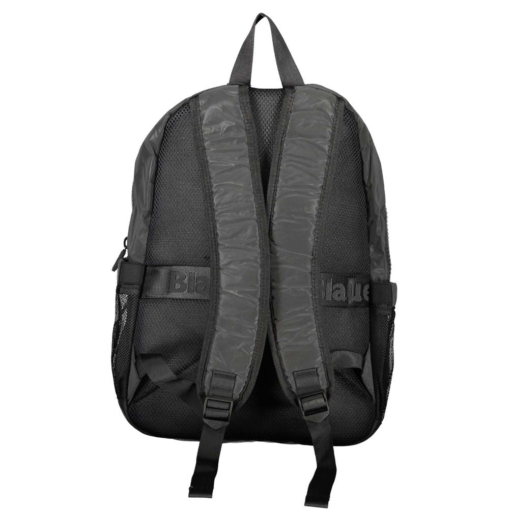 Blauer Black Polyester Backpack - ACCEXO