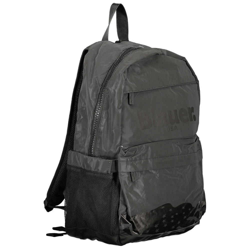 Blauer Black Polyester Backpack - ACCEXO