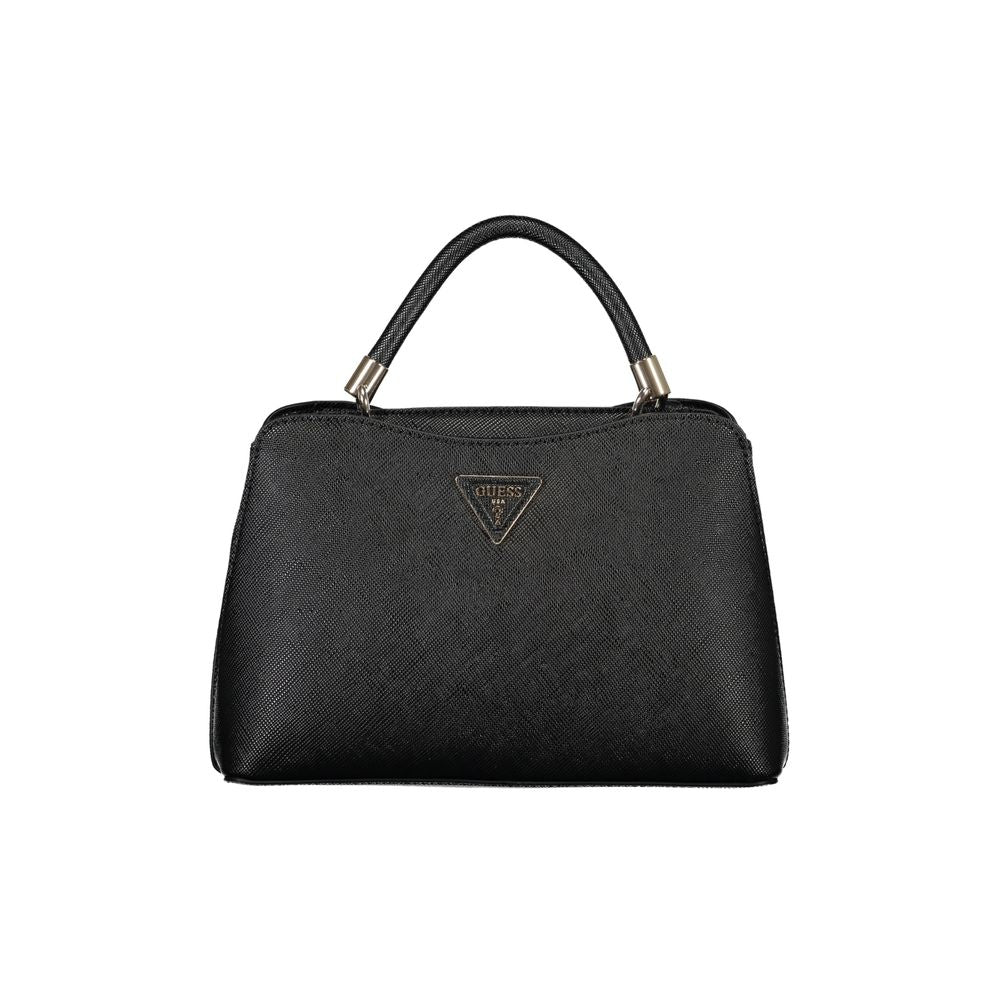 Guess Jeans Black Polyethylene Handbag - ACCEXO