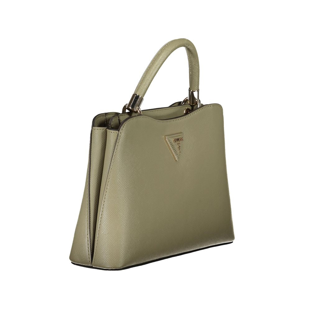 Guess Jeans Green Polyethylene Handbag - ACCEXO