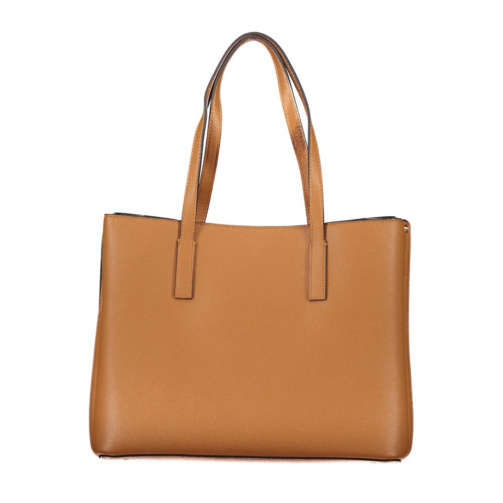 Guess Jeans Brown Polyethylene Handbag - ACCEXO