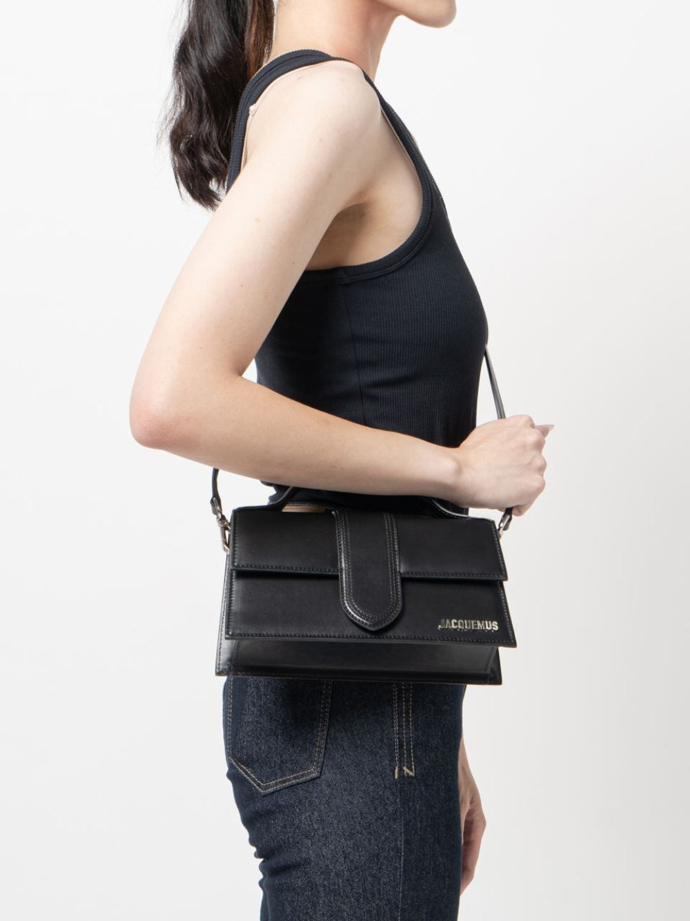 Jacquemus Le Grand Bambino Black Bag - ACCEXO