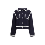 PINKO Cardigan with contrasting profiles - ACCEXO