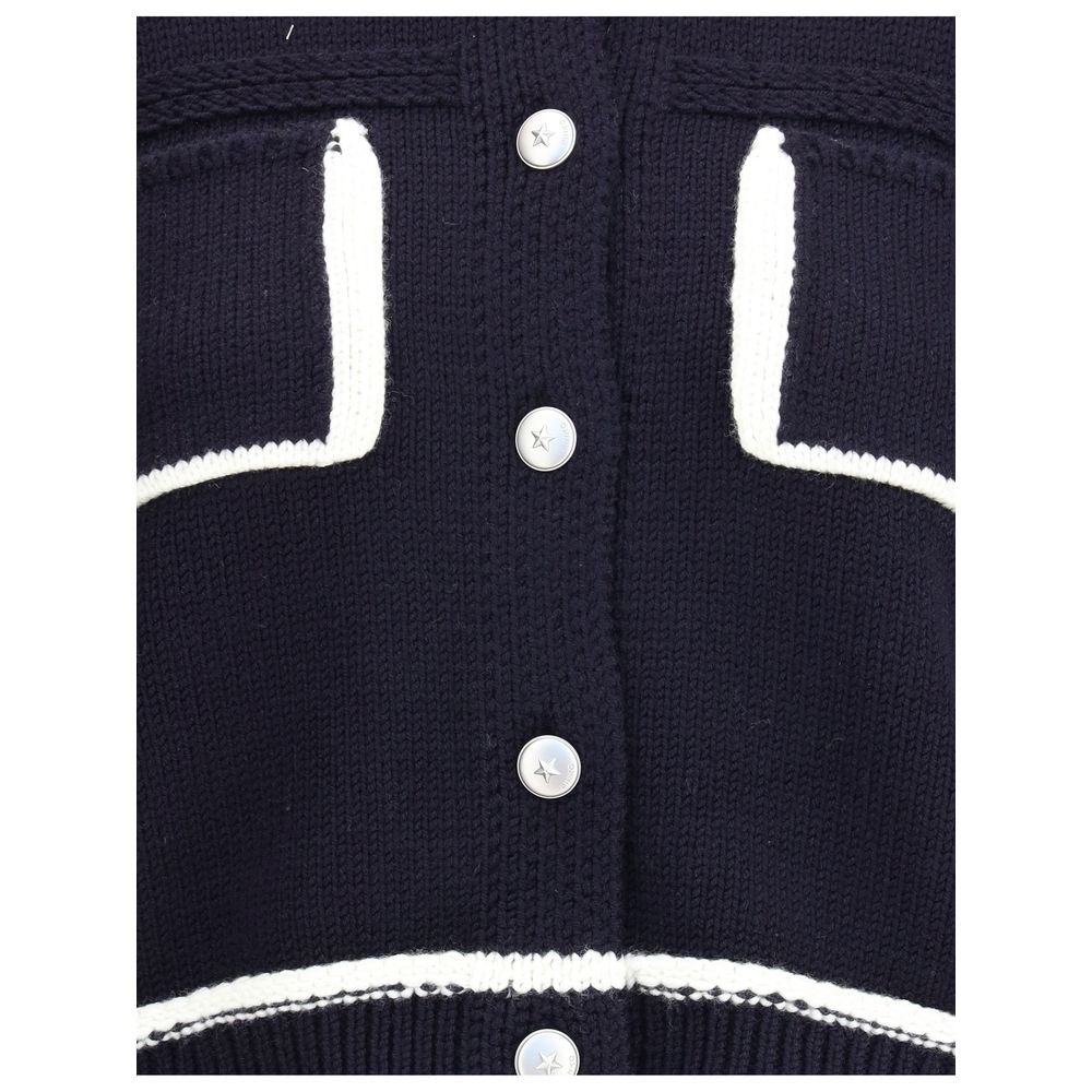 PINKO Cardigan with contrasting profiles - ACCEXO