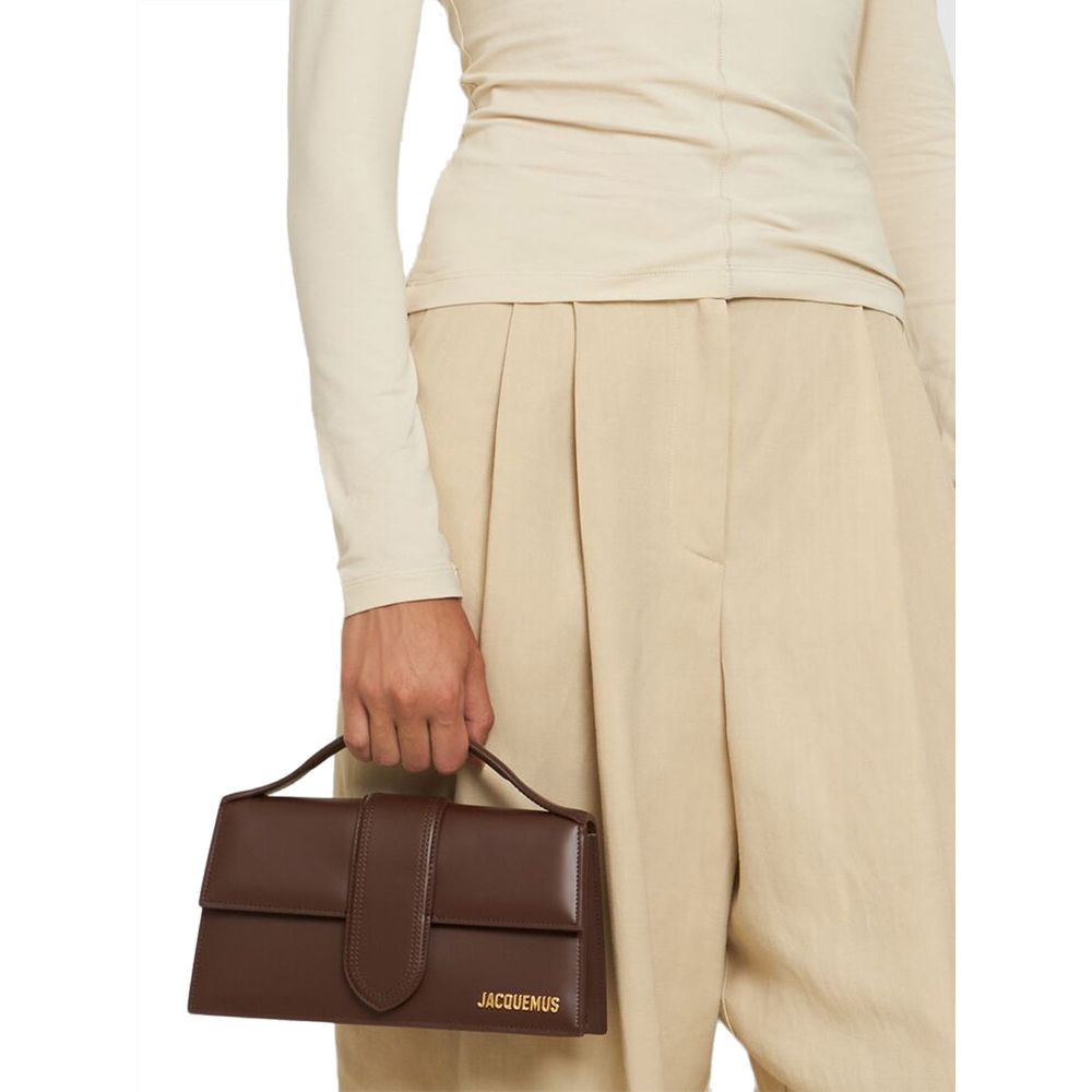 Jacquemus Brown Leather Handbag - ACCEXO