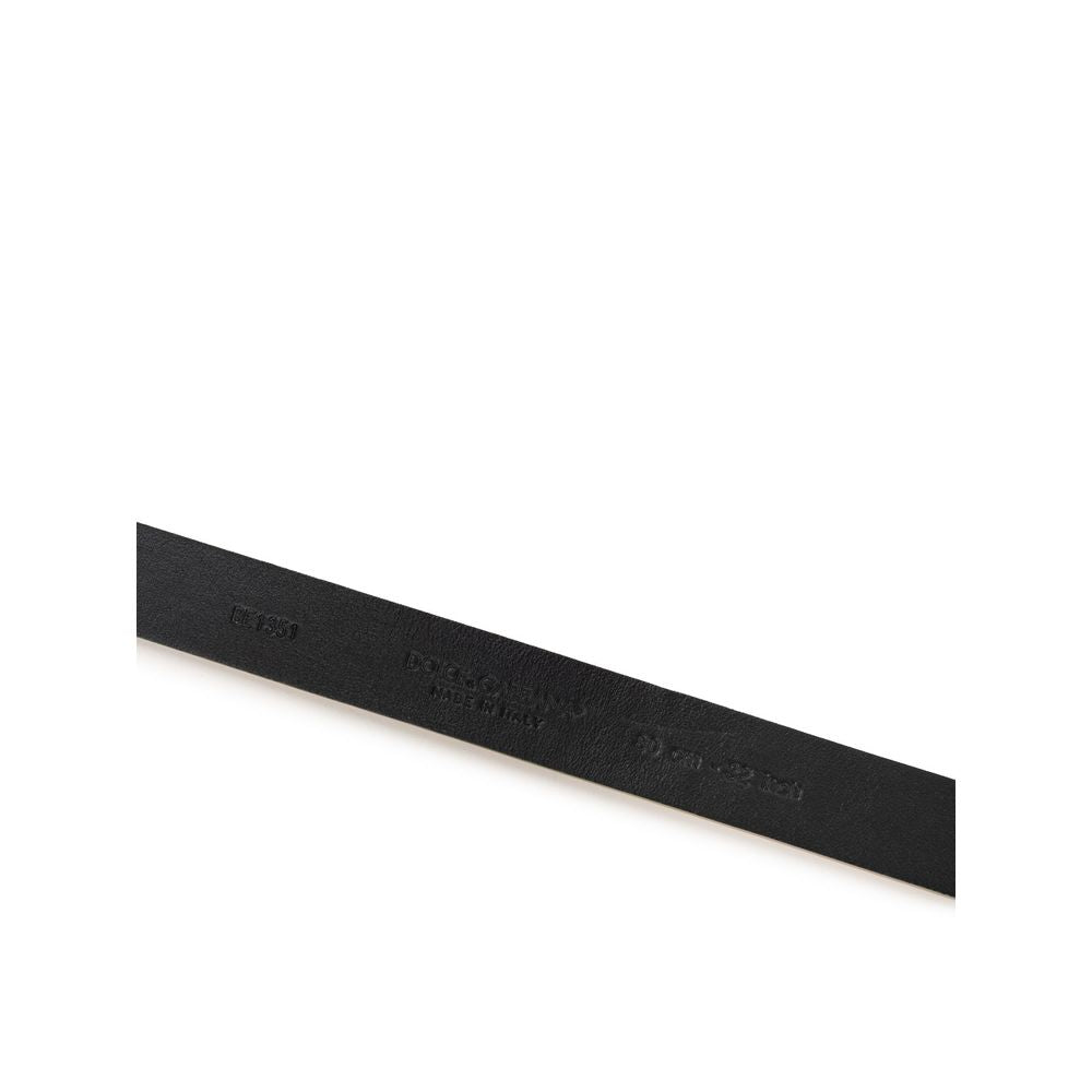 Dolce & Gabbana Gold Leather Belt - ACCEXO