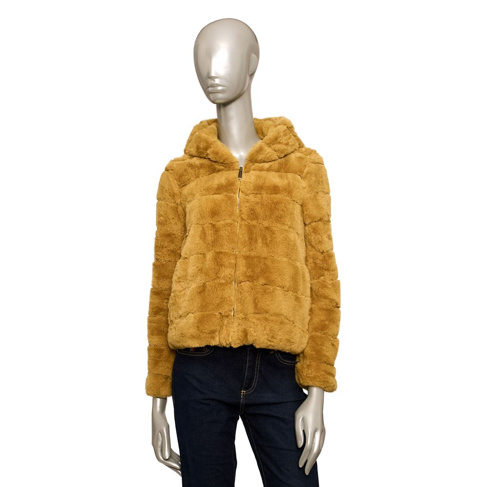 Baldinini Trend Yellow Polyester Women Jacket - ACCEXO