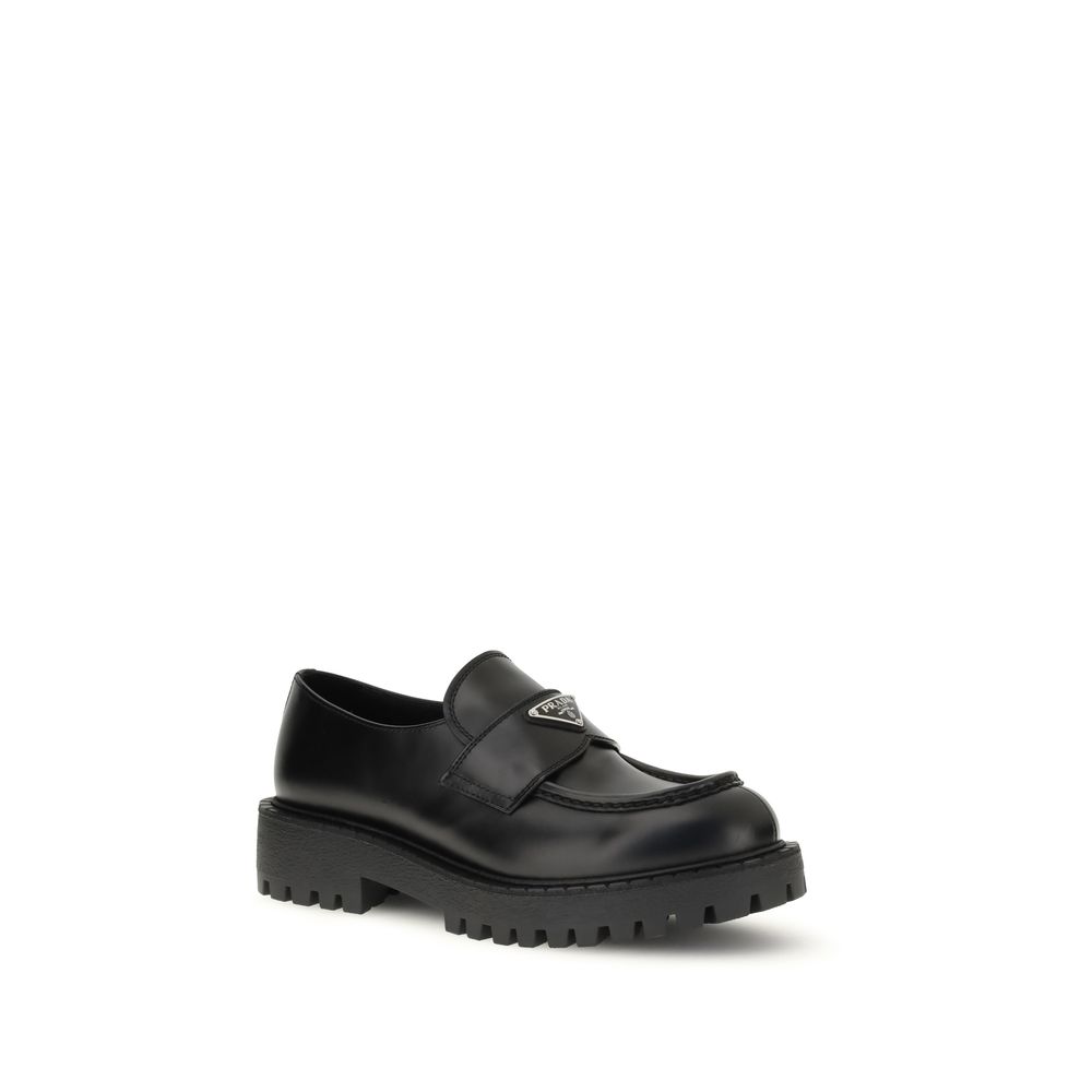 Prada Double Chocolate Loafers - ACCEXO