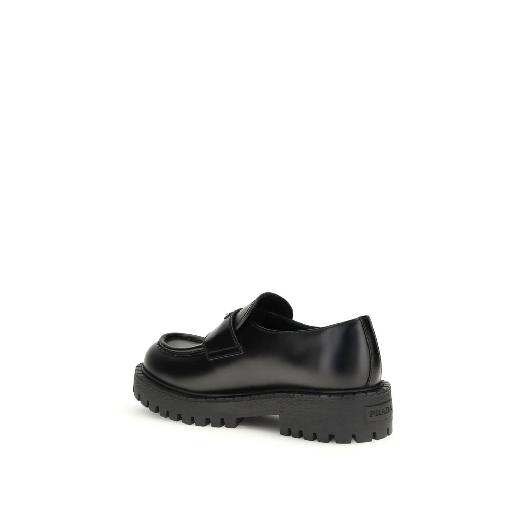 Prada Double Chocolate Loafers - ACCEXO