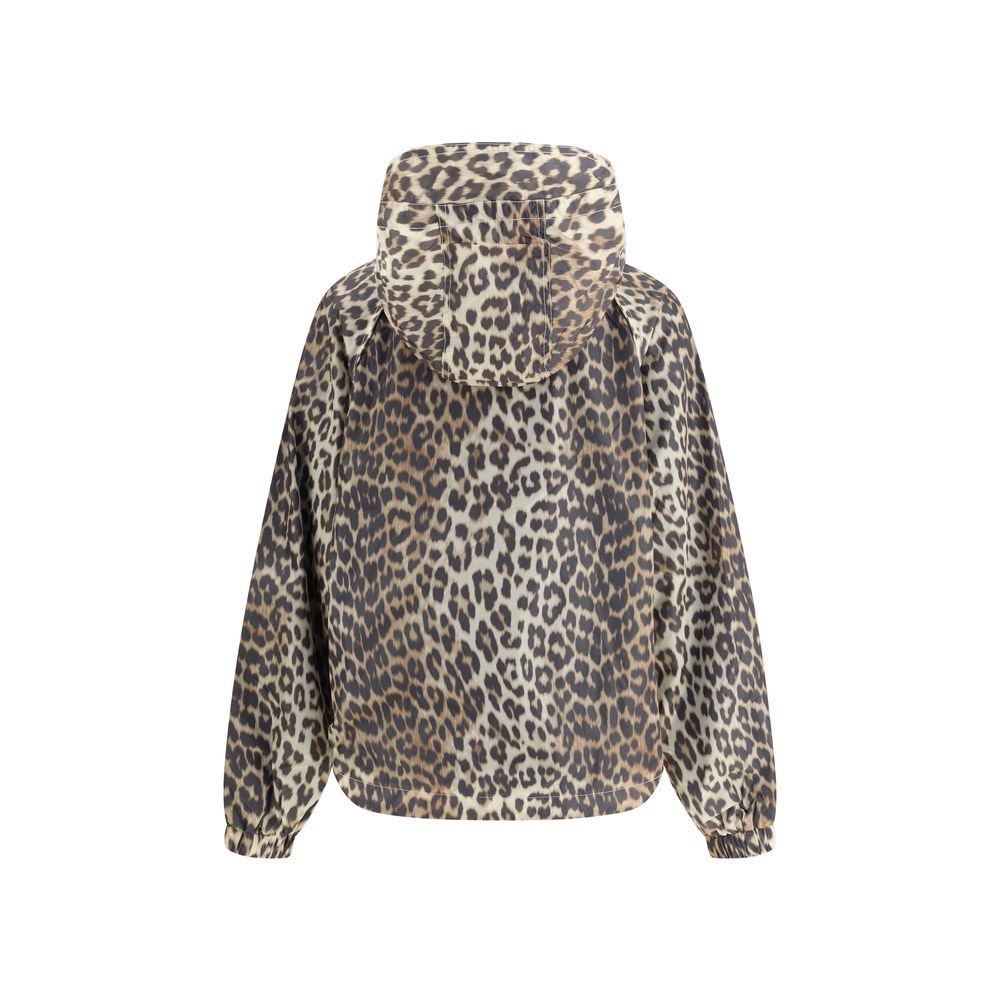 Ganni Leopard raincoat Jacket - ACCEXO