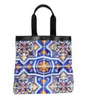 Dolce & Gabbana Multicolor Maiolica Print Tote Shoulder Strap Bag - ACCEXO